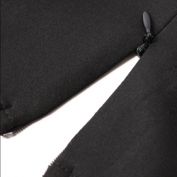 Asymmetric Black Detail Khaki Ruched Midi Dress - Picture 4 of 8